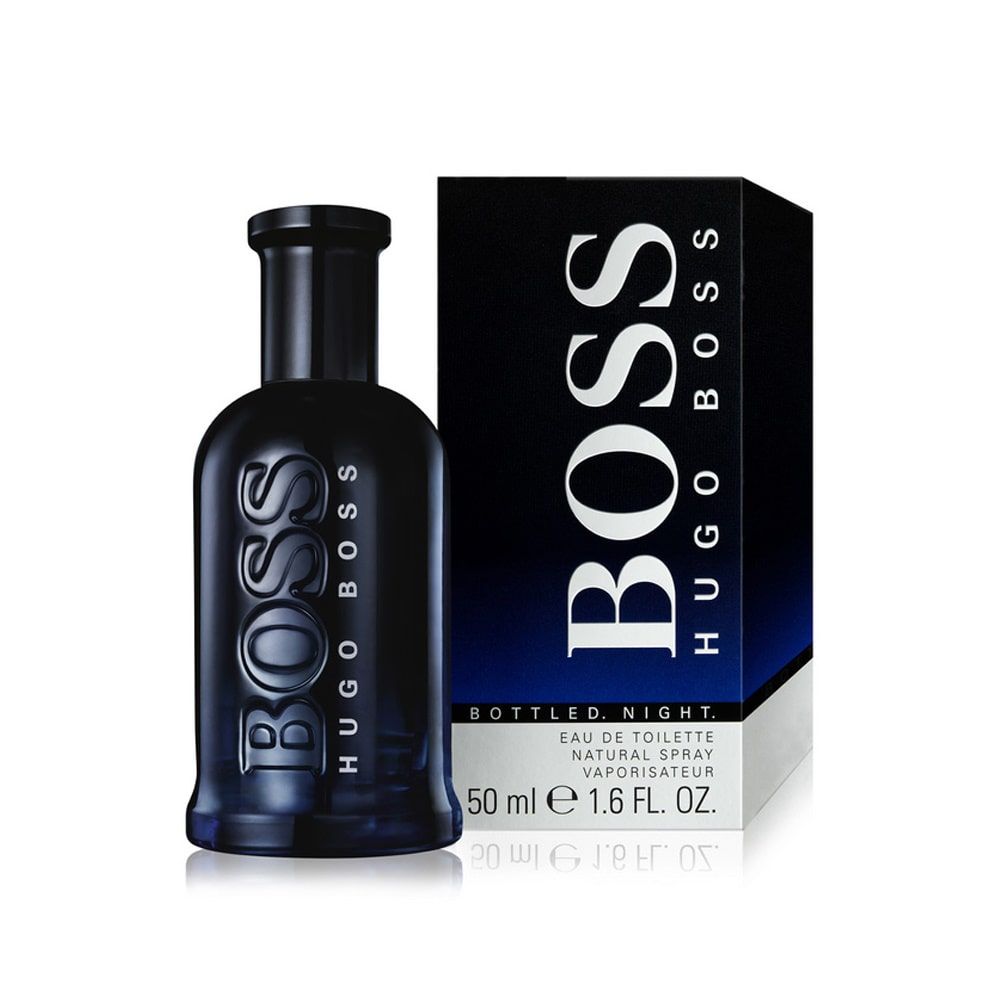 thumbnail image 2 of Hugo Boss Bottled Night Eau De Toilette Spray For Men – 6.7 Oz (200 Ml) – New With Box 2 of 5