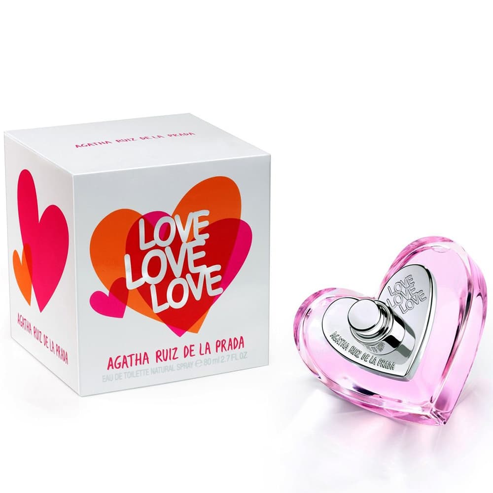 LOVE LOVE LOVE EDT (Agatha Ruiz de la Prada) (Mujer) – Aromas y Recuerdos LOVE LOVE LOVE EDT (Agatha Ruiz de la Prada) (Mujer) – Aromas y Recuerdos