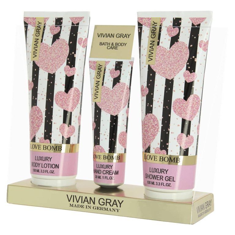 VIVIAN GRAY ESTUCHE 3 Piezas Shower Gel+Body Lotion+Hand Cream (Vivian