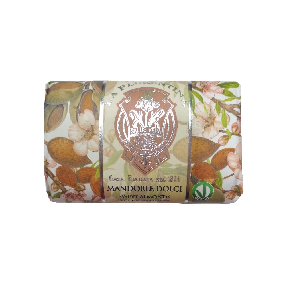 LA FLORENTINA BELLOSGUARDO Jabon Italiano Deluxe 200gr sweet almonds