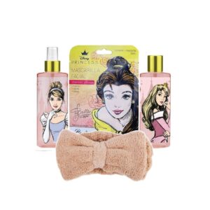 PRINCESAS ESTUCHE Deo Body Spray 280ml+Mascarilla de Niña+Cintillo de Spa+Shower Gel 280ml.2