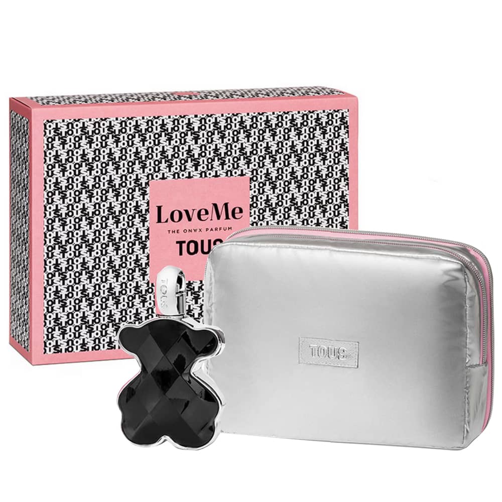 TOUS LOVEME THE ONYX Estuche Parfum 90ml+ Neceser (Tous) (Mujer) – Aromas y  Recuerdos